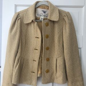 Gold blazer. Tabitha, from Anthropology. Size S/6